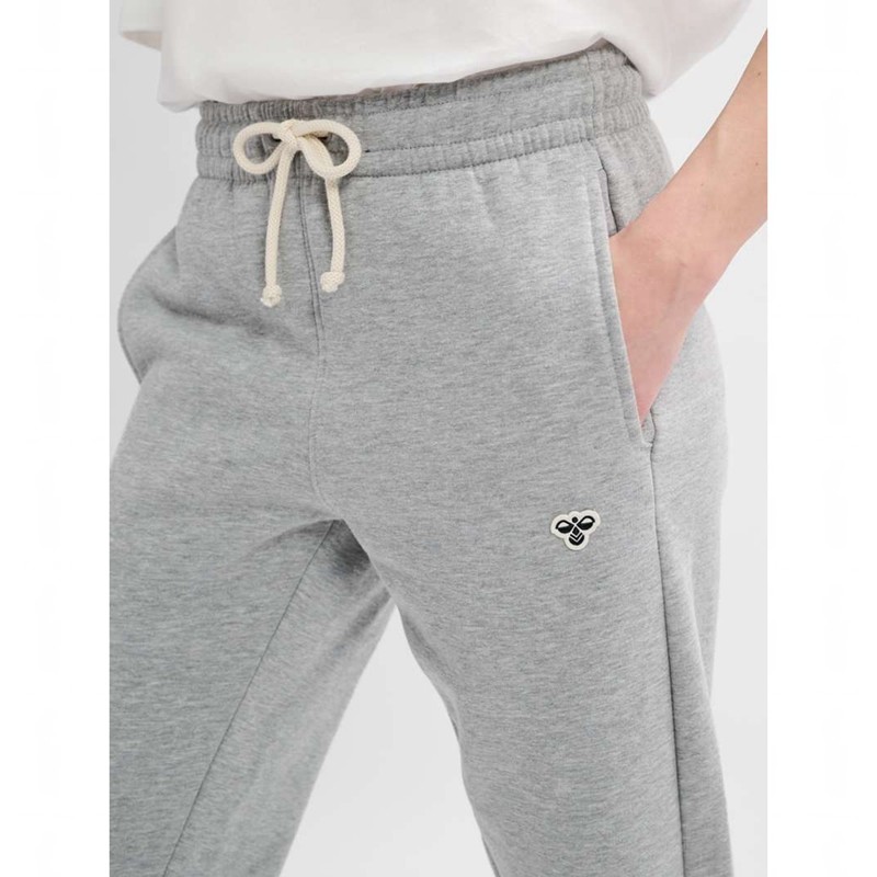 Pantalon Survêtement Hummel Loose Bee Femme Grise | 658361-934