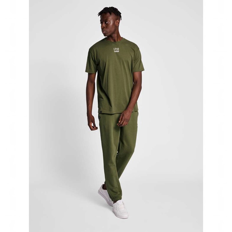 Pantalon Survêtement Hummel Lp10 Loose Homme Vert | 281666-112