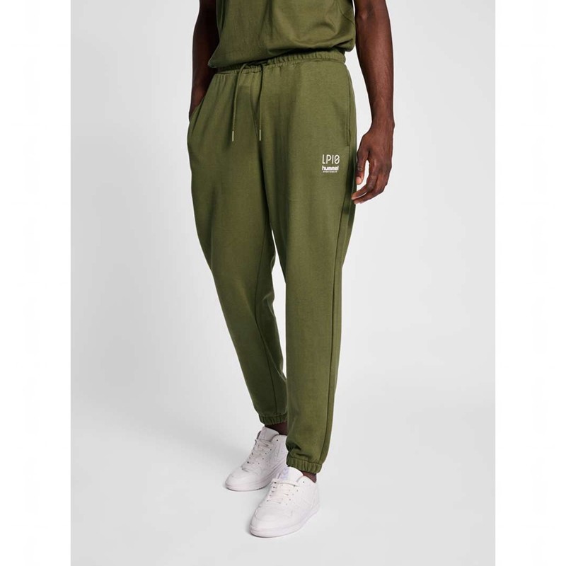 Pantalon Survêtement Hummel Lp10 Loose Homme Vert | 281666-112