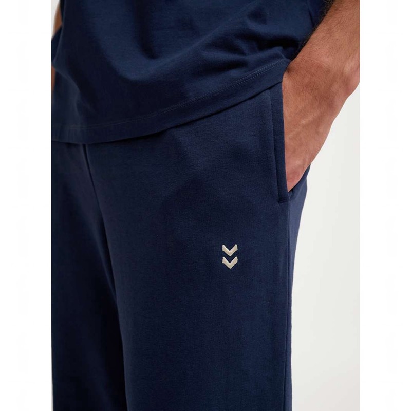 Pantalon Survêtement Hummel Pulse Homme Bleu Marine | 981009-721
