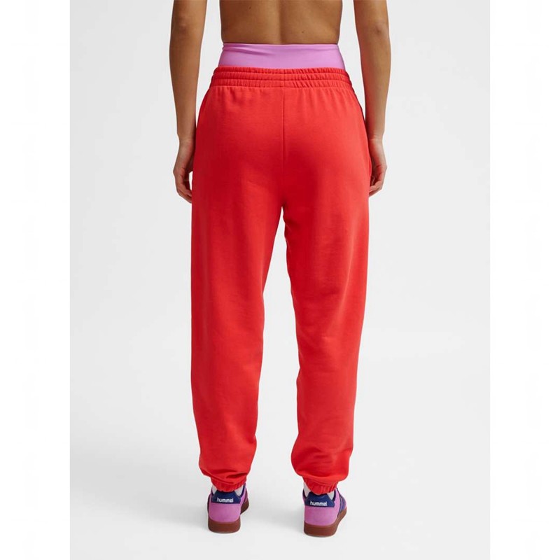 Pantalon Survêtement Hummel Pulse W Femme Rouge | 501116-981