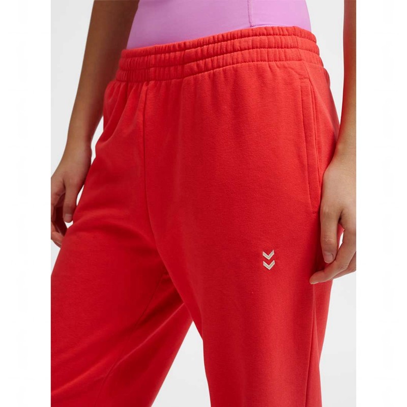 Pantalon Survêtement Hummel Pulse W Femme Rouge | 501116-981