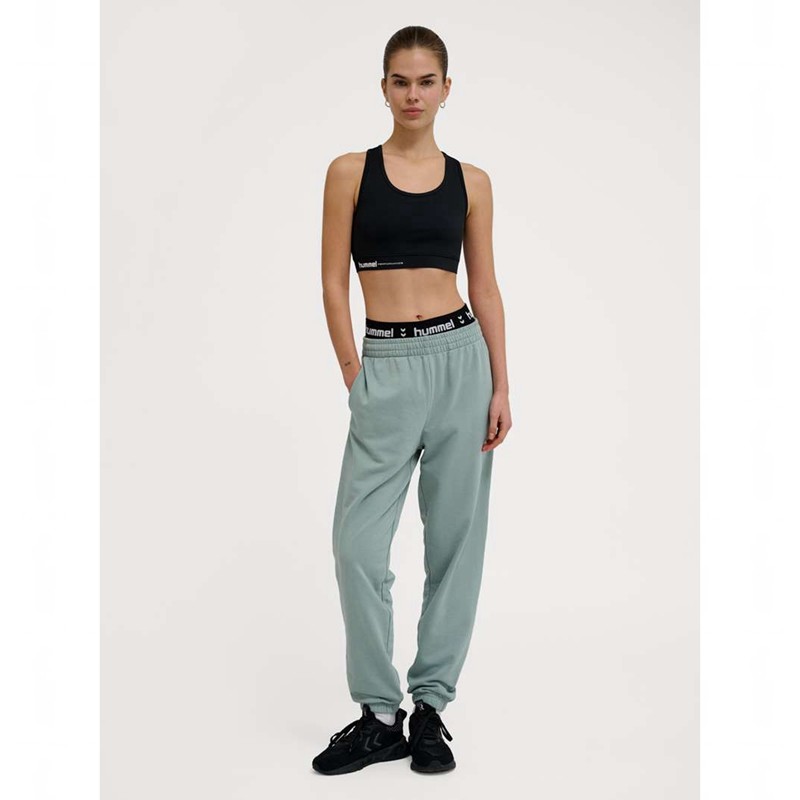 Pantalon Survêtement Hummel Pulse W Femme Grise | 132708-354