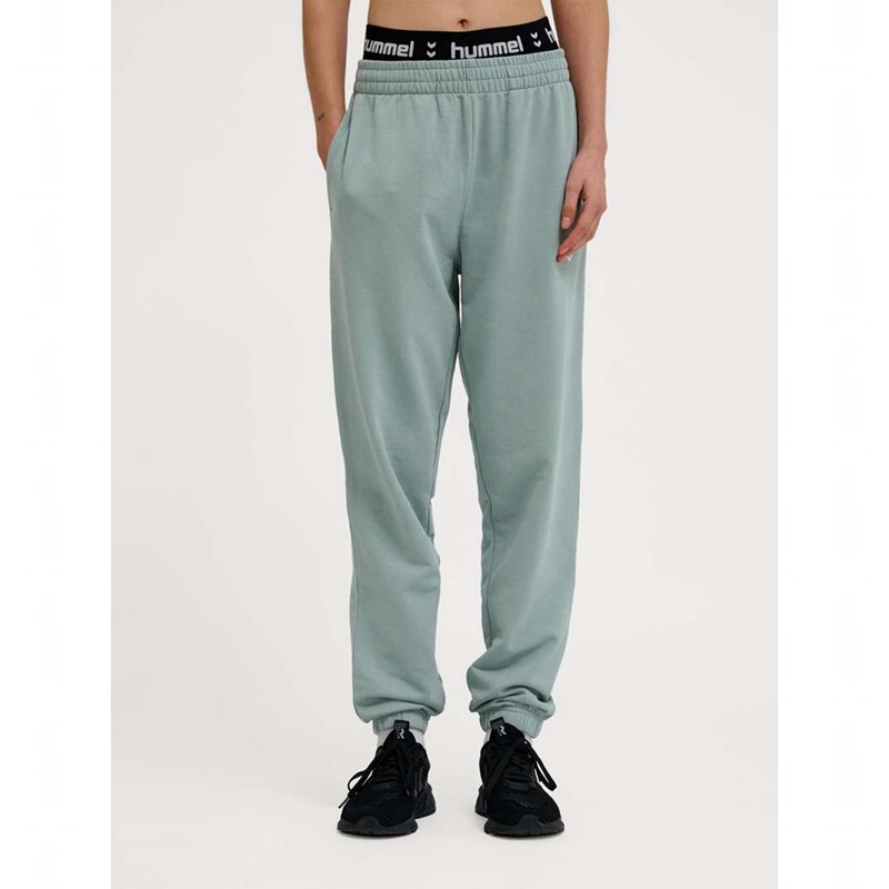 Pantalon Survêtement Hummel Pulse W Femme Grise | 132708-354