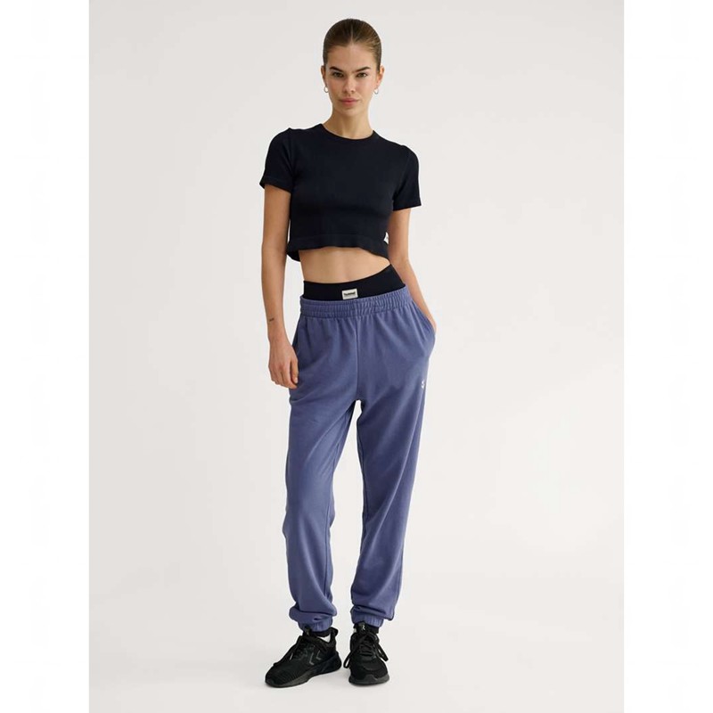 Pantalon Survêtement Hummel Pulse W Femme Bleu | 448618-520