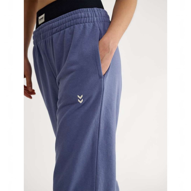 Pantalon Survêtement Hummel Pulse W Femme Bleu | 448618-520