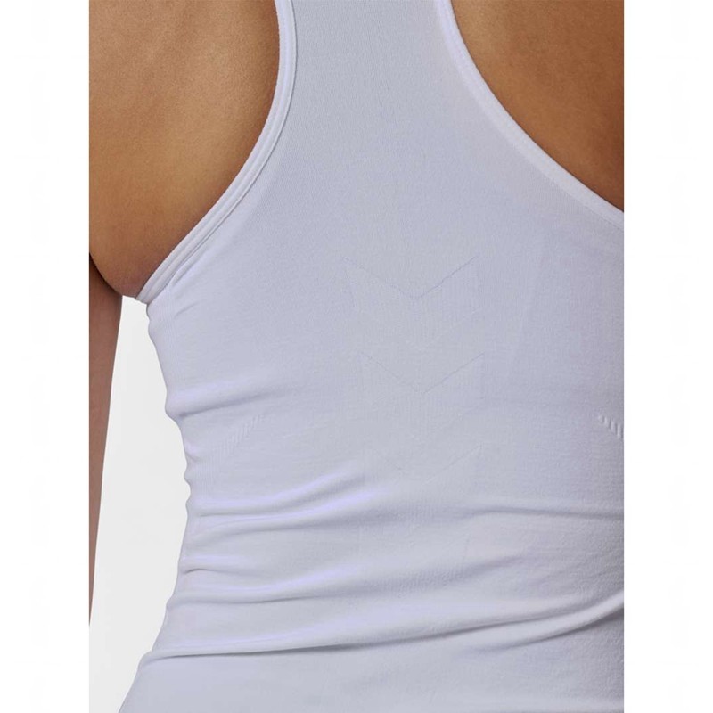 Pantalon Survêtement Hummel Tif Seamless Femme Blanche | 375943-062