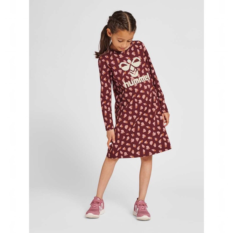 Peignoir Hummel Carolina Night L/S Enfant Bordeaux | 227955-325