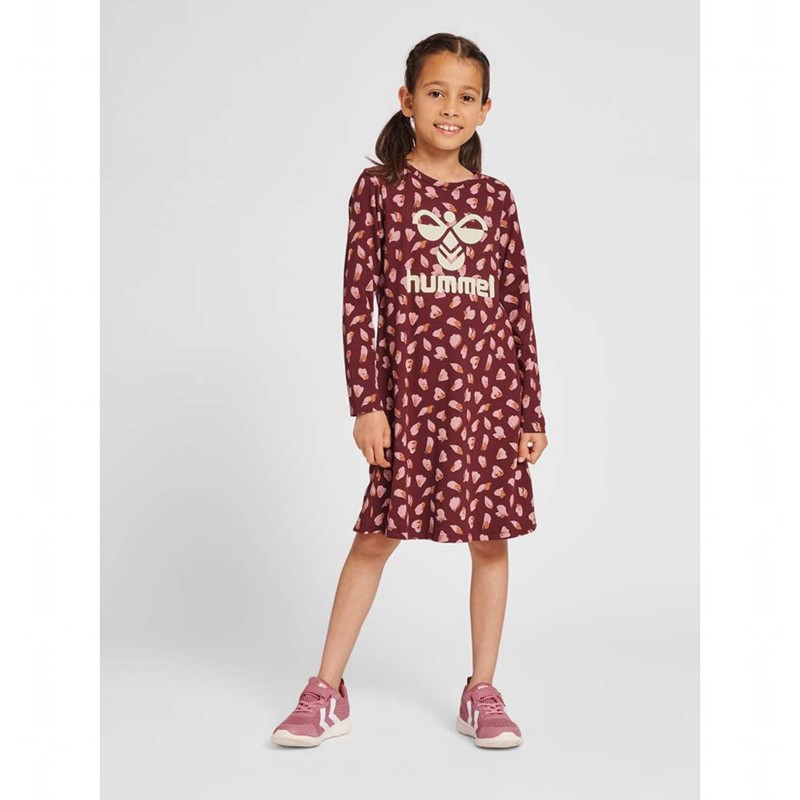 Peignoir Hummel Carolina Night L/S Enfant Bordeaux | 227955-325