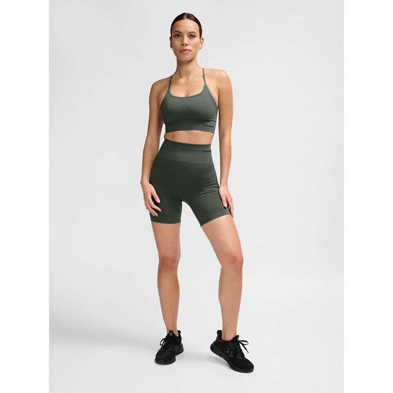 Peignoir Hummel Tiffy Seamless Top Femme Vert | 426669-970