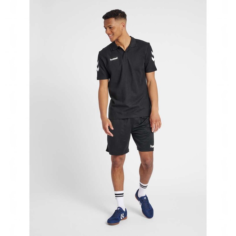 Polos Hummel Go Cotton Homme Noir | 079085-557