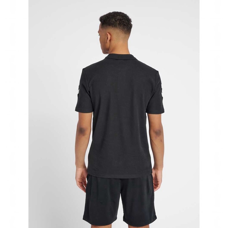 Polos Hummel Go Cotton Homme Noir | 079085-557