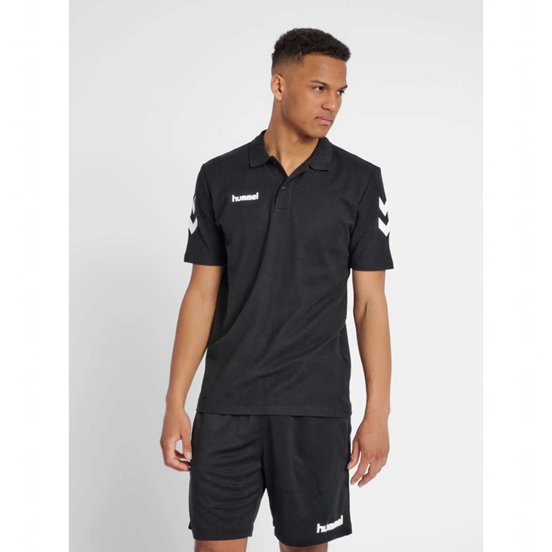Polos Hummel Go Cotton Homme Noir | 079085-557