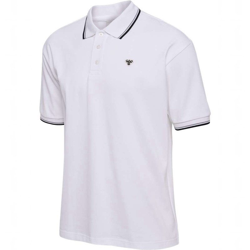 Polos Hummel Loose Shirt S/S Bee Homme Blanche | 471744-439