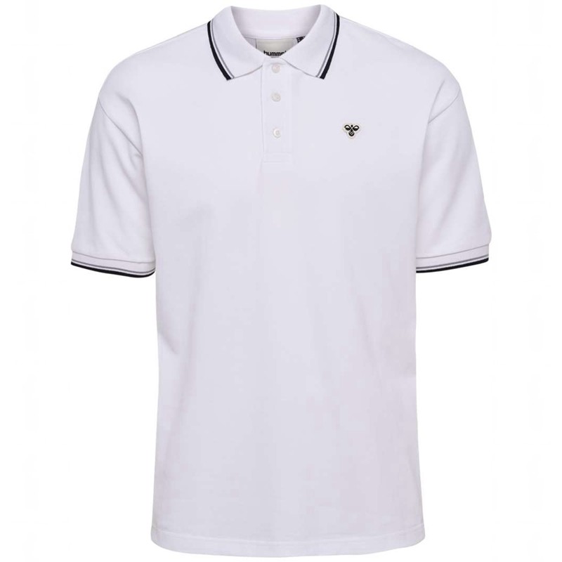Polos Hummel Loose Shirt S/S Bee Homme Blanche | 471744-439