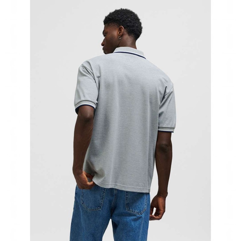 Polos Hummel Loose Shirt S/S Bee Homme Grise | 921599-995