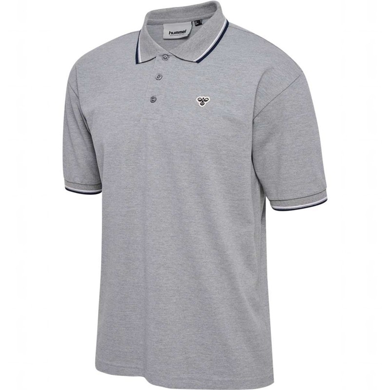 Polos Hummel Loose Shirt S/S Bee Homme Grise | 921599-995