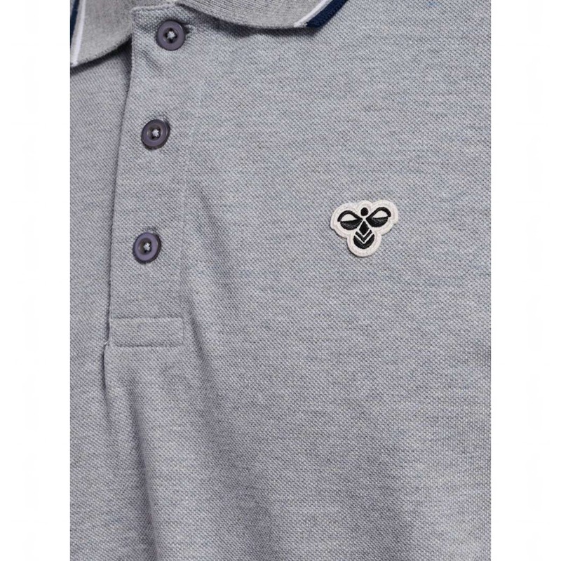 Polos Hummel Loose Shirt S/S Bee Homme Grise | 921599-995
