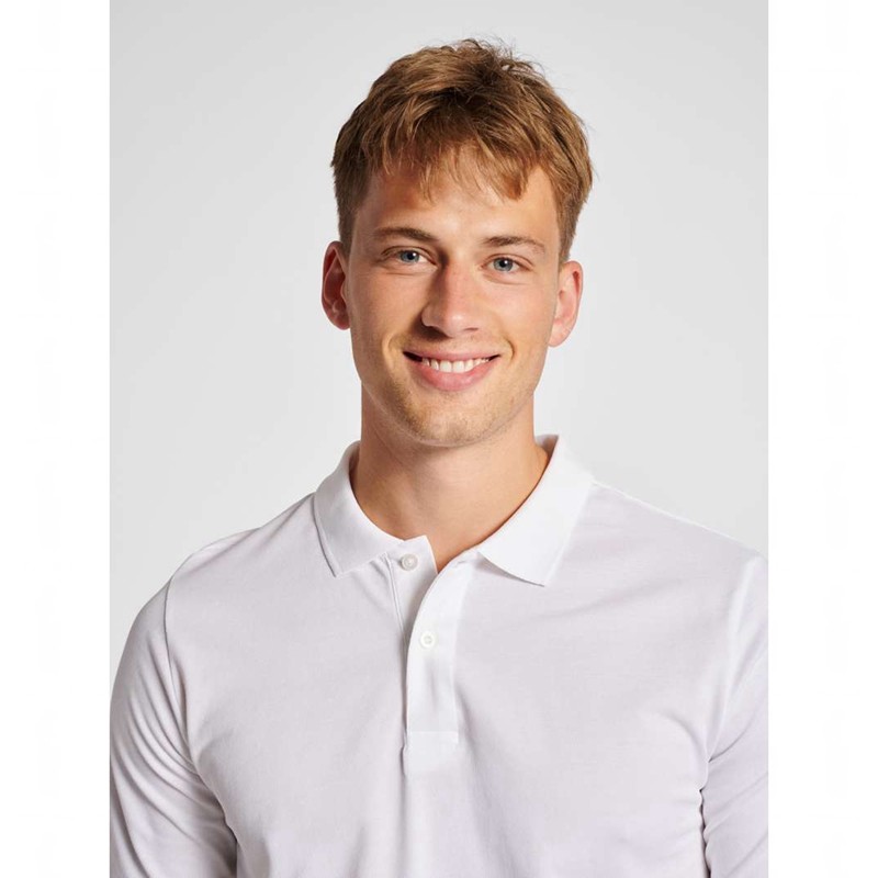 Polos Hummel Red Classic Homme Blanche | 746361-778