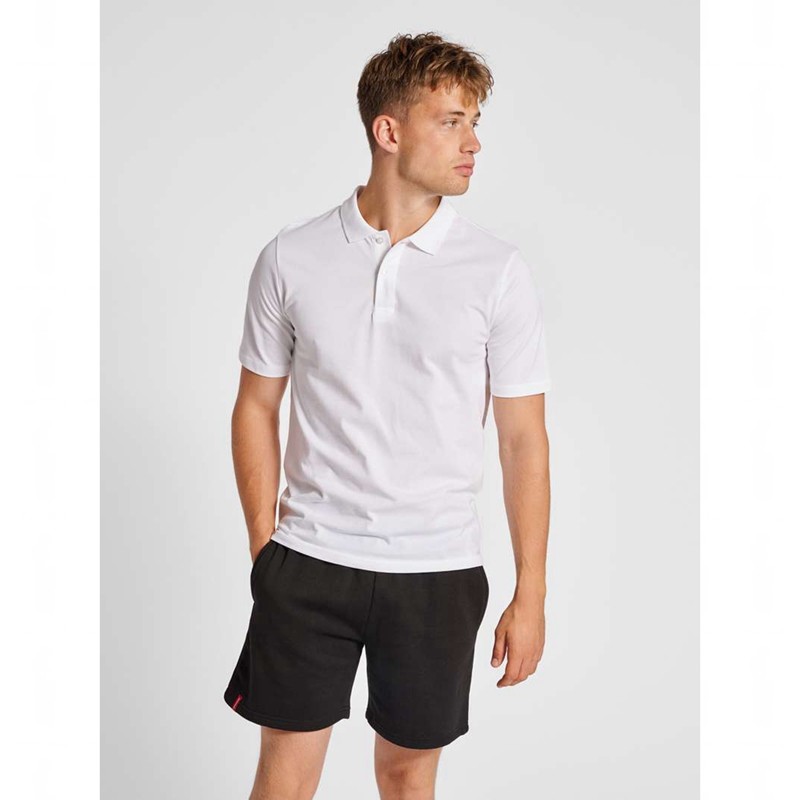 Polos Hummel Red Classic Homme Blanche | 746361-778