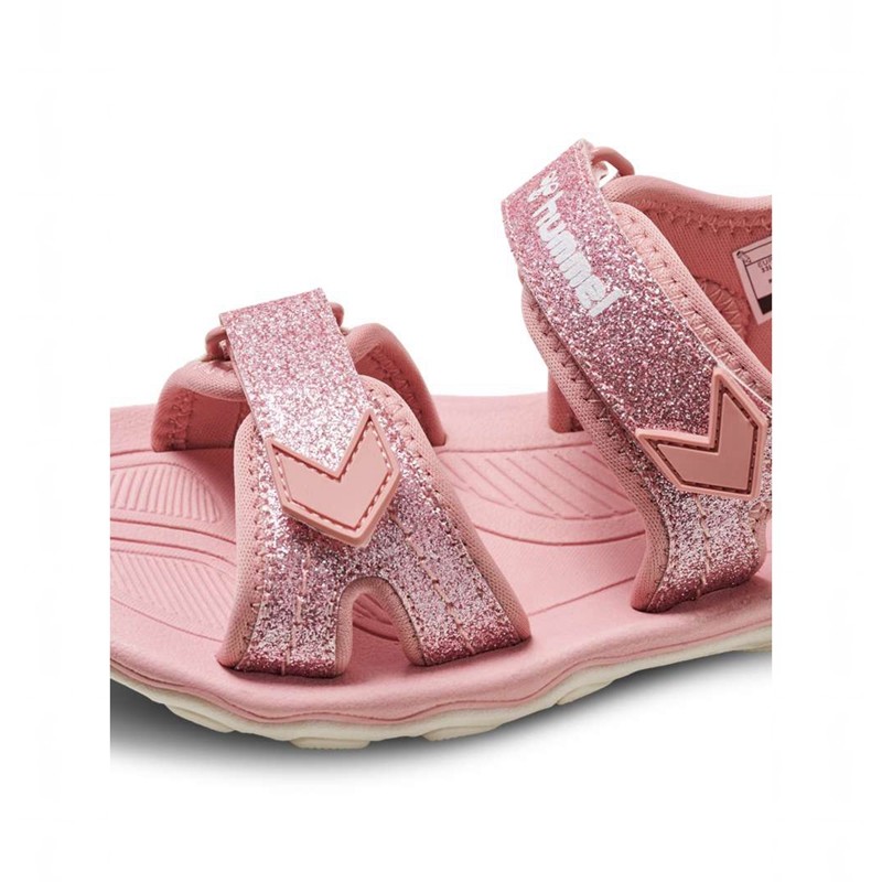 Sandale Hummel Glitter Jr Enfant Rose | 256240-636