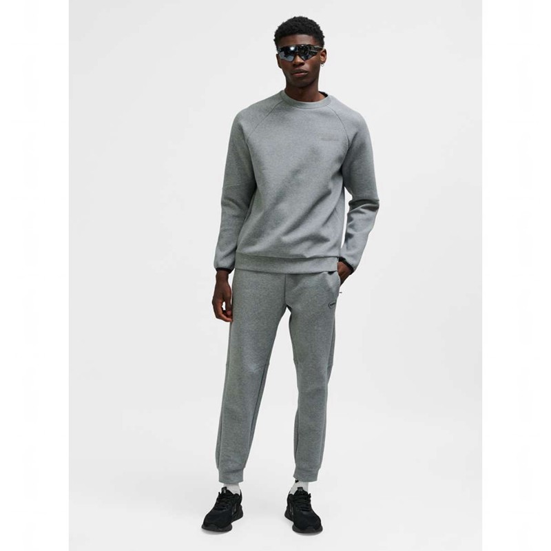 Sandale Hummel Tech Fleece Regular Crew Femme Grise | 262180-089