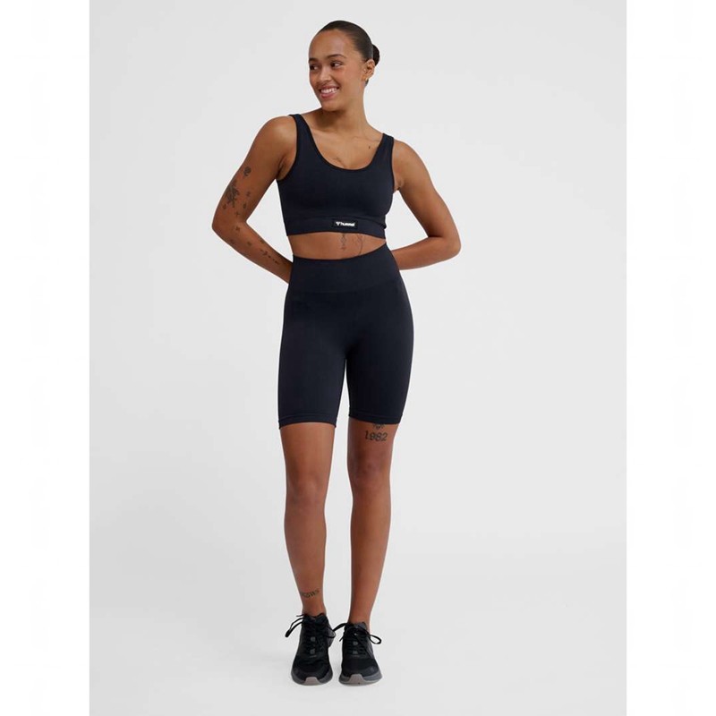 Short Hummel Alive Seamless High Waist Femme Noir | 428896-958
