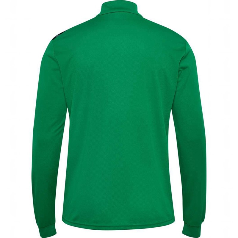 Short Hummel Authentic Half Zip Sweat Homme Vert | 762716-931