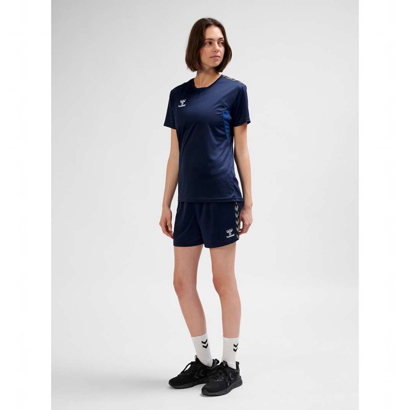 Short Hummel Authentic Pl Femme Bleu Marine | 522948-647