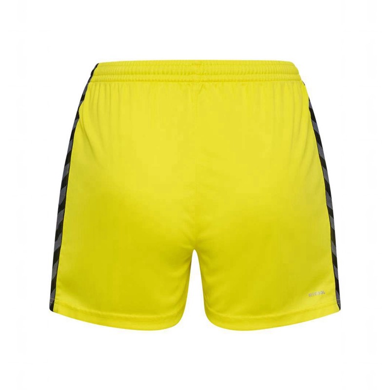 Short Hummel Authentic Pl Femme Jaune | 989719-456
