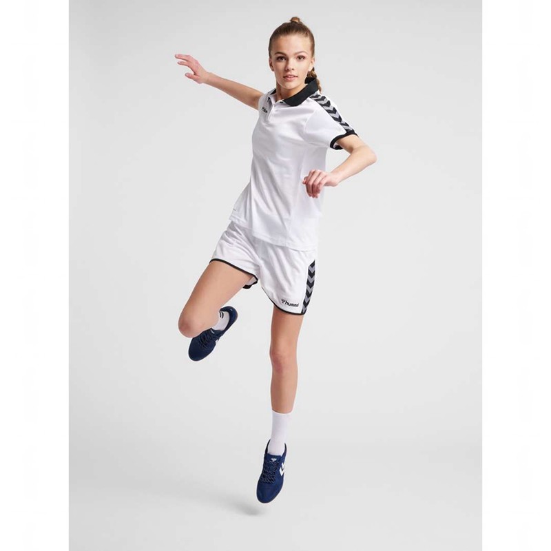 Short Hummel Authentic Poly Femme Blanche | 951692-573