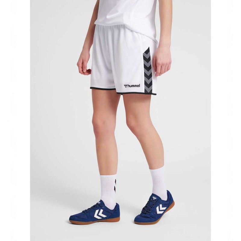 Short Hummel Authentic Poly Femme Blanche | 951692-573