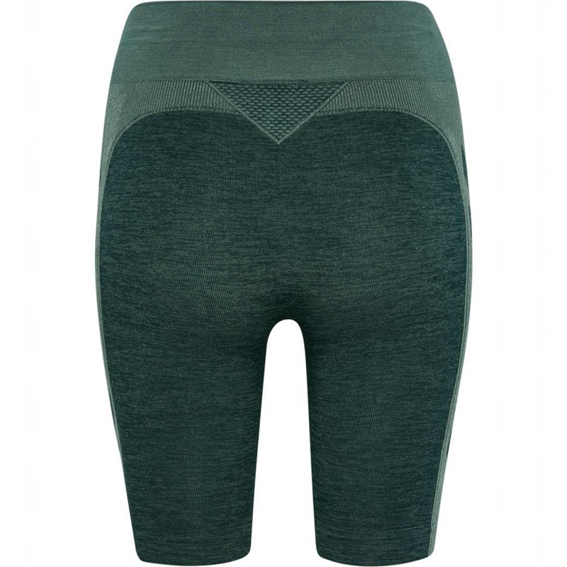 Short Hummel Clea Seamless Cycling Femme Vert | 950622-291