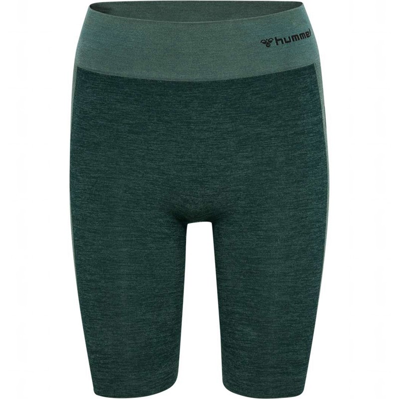 Short Hummel Clea Seamless Cycling Femme Vert | 950622-291