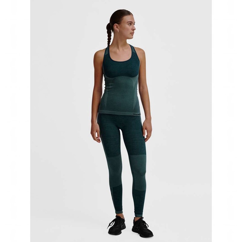 Short Hummel Clea Seamless Femme Vert | 794960-426