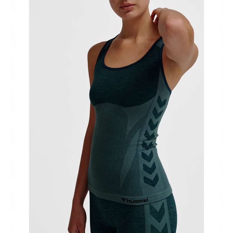 Short Hummel Clea Seamless Femme Vert | 794960-426