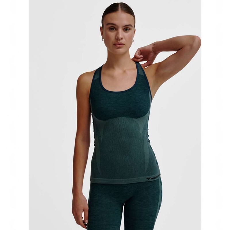 Short Hummel Clea Seamless Femme Vert | 794960-426