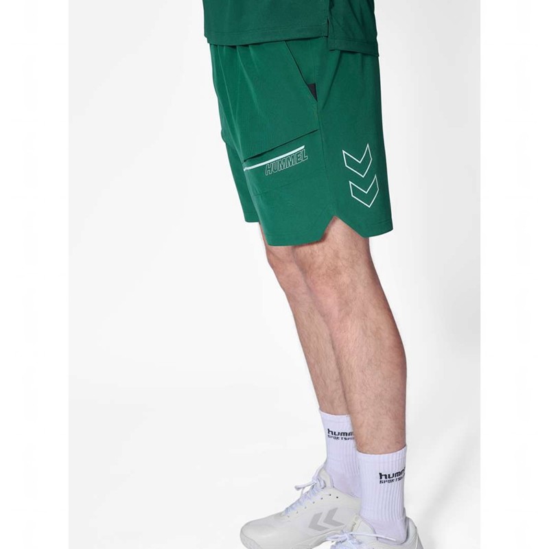 Short Hummel Court Pocket Homme Vert | 760207-163