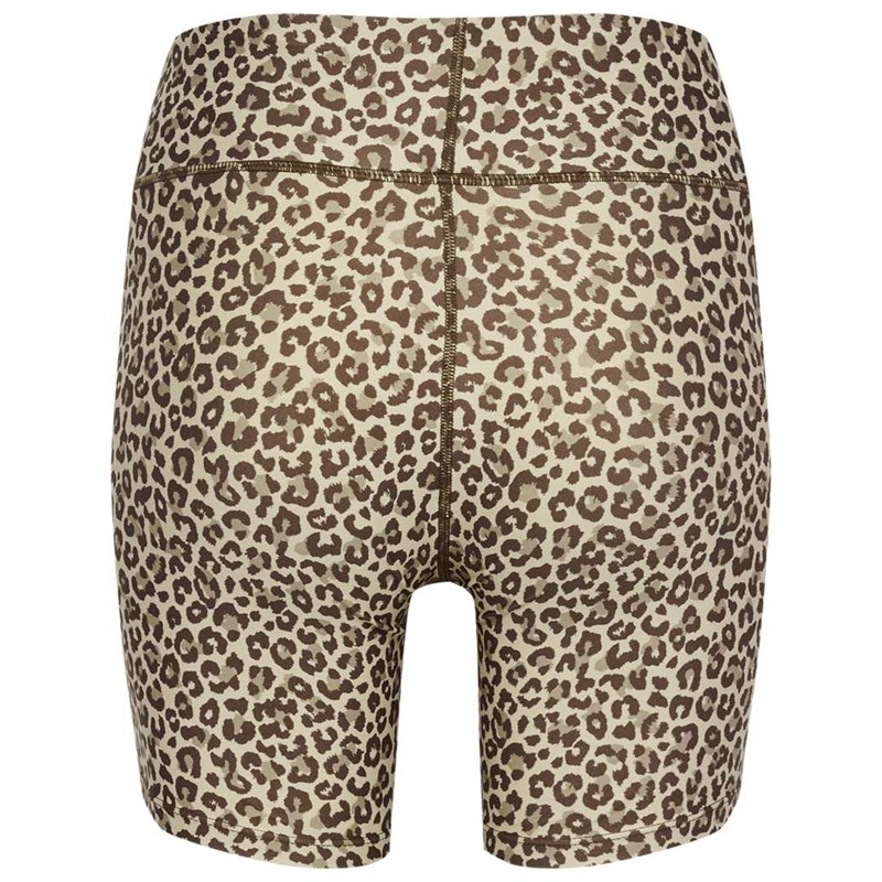 Short Hummel Fast Mid Waist Tight Femme Leopard | 926689-201