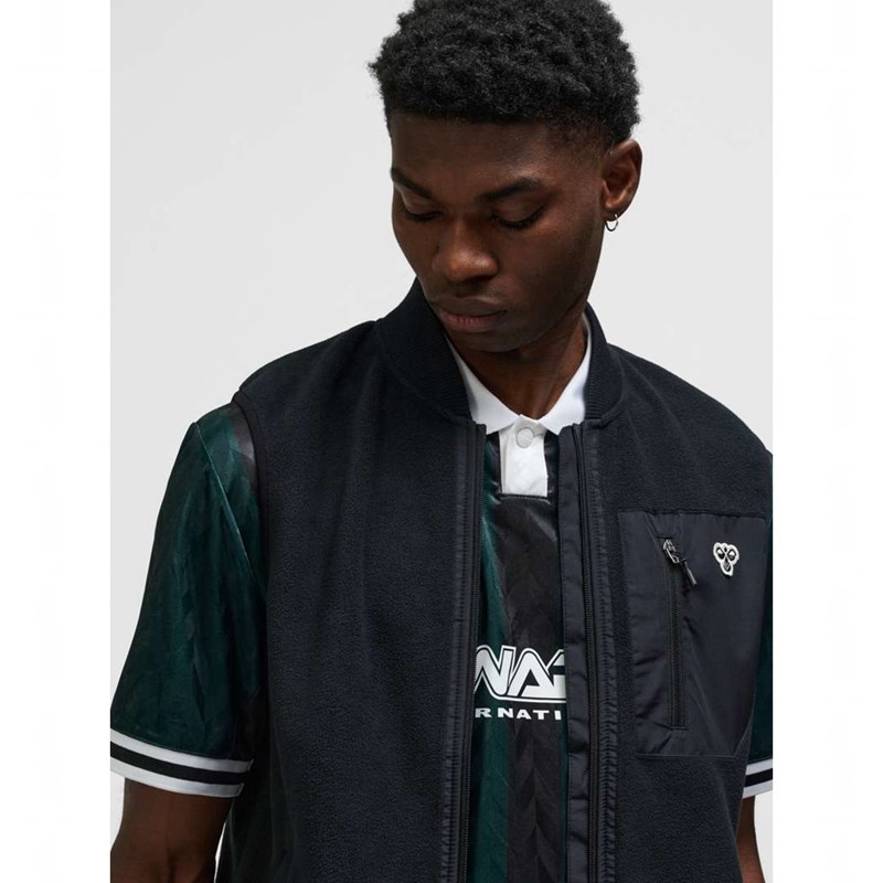 Short Hummel Fleece Bee Homme Noir | 866394-002
