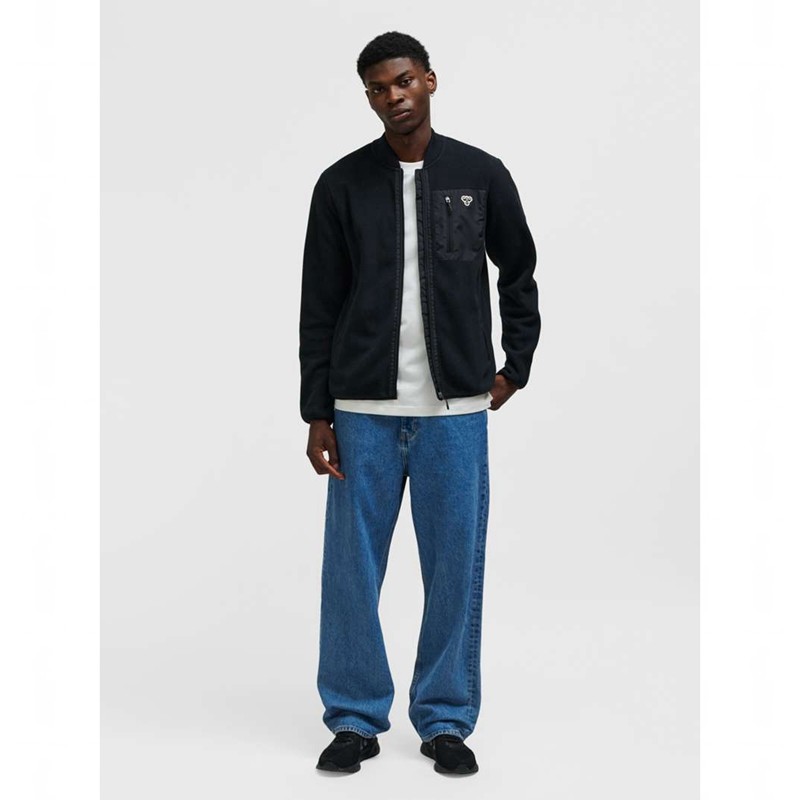 Short Hummel Fleece Zip Bee Femme Noir | 986552-097