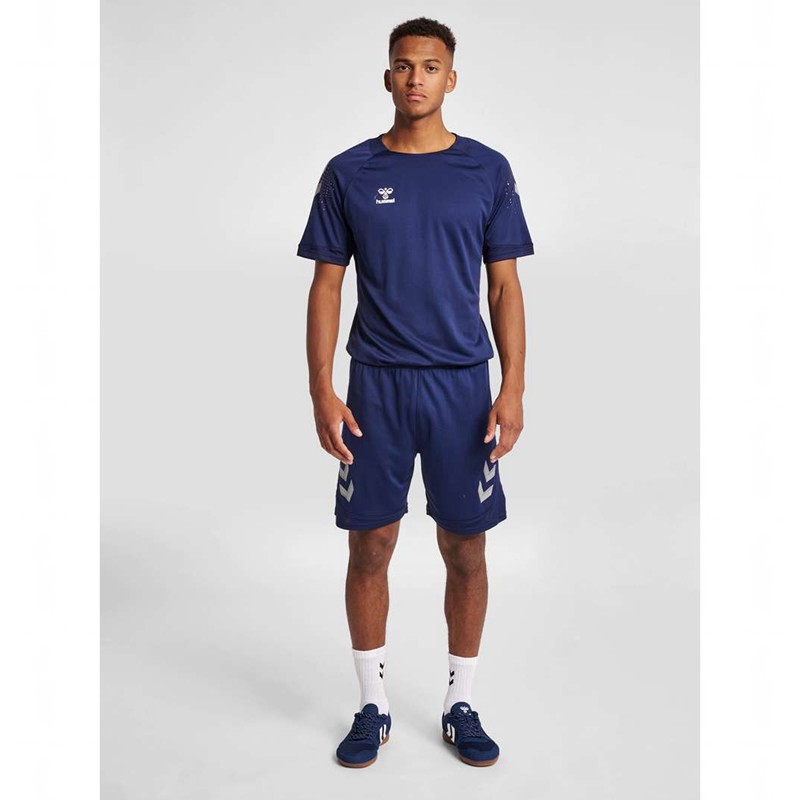 Short Hummel Lead Poly Homme Bleu Marine | 610759-315