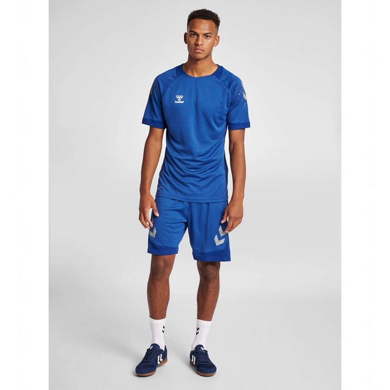 Short Hummel Lead Poly Homme Bleu | 977202-829