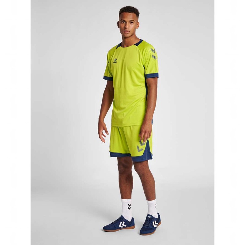 Short Hummel Lead Poly Homme Vert | 013078-661