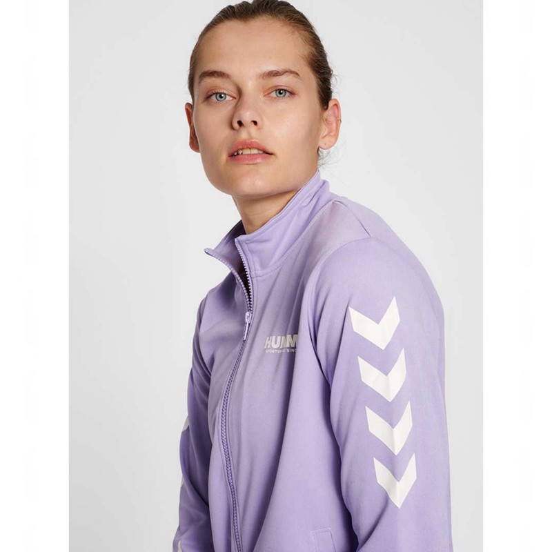 Short Hummel Legacy Poly Zip Femme Lavande | 302366-131