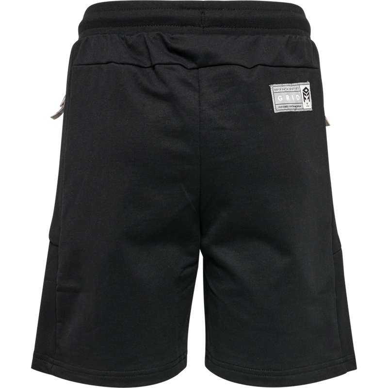 Short Hummel Move Grid Cotton Enfant Noir | 193712-558