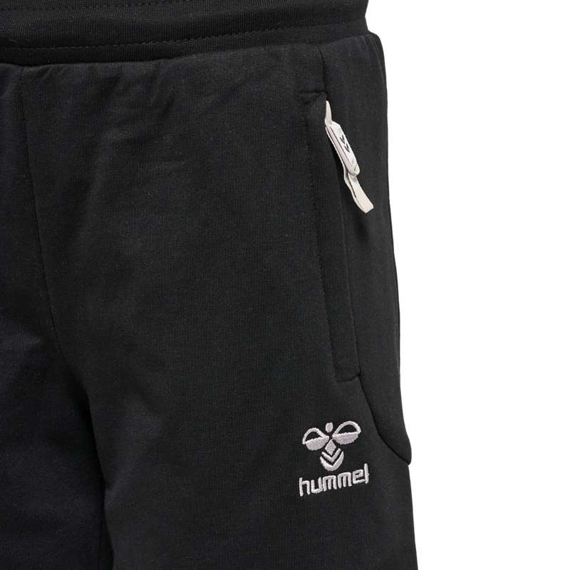 Short Hummel Move Grid Cotton Enfant Noir | 193712-558