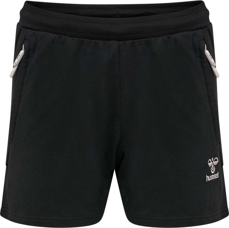 Short Hummel Move Grid Cotton Femme Noir | 987944-949