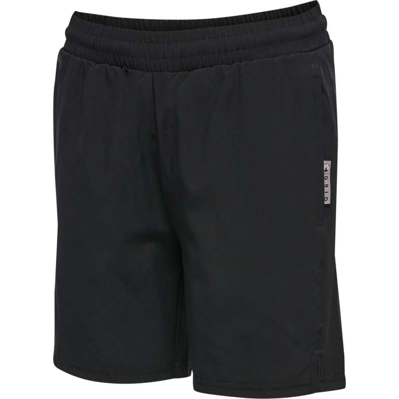 Short Hummel Move Grid Woven Enfant Noir | 005474-896