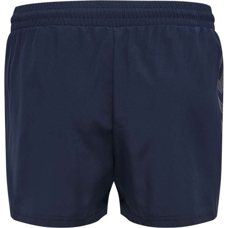 Short Hummel Move Grid Woven Femme Bleu Marine | 783813-140